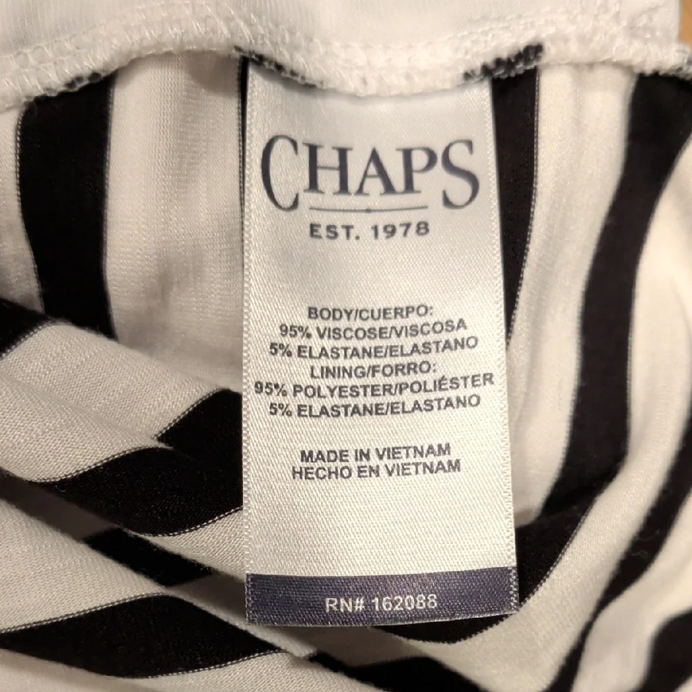 Comfy B&W Striped Wrap Dress